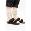 BIRKENSTOCK WOMENS FUR LINED SLIPPER - BLACK